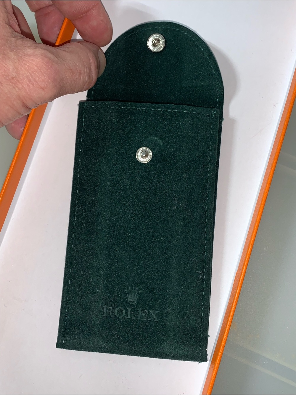 Rolex Green Soft Travel Maintenance Pouch - Picture 3 of 6
